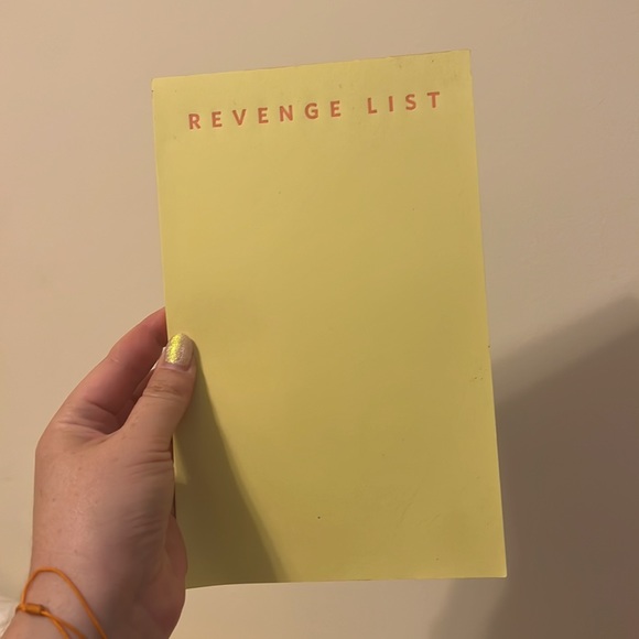 417 Press Revenge List Yellow Notepad never used home accessory notebook school - Picture 5 of 5